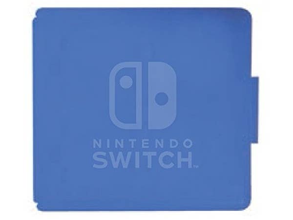 Nintendo Switch: カードケース カードポケット24 ブルー