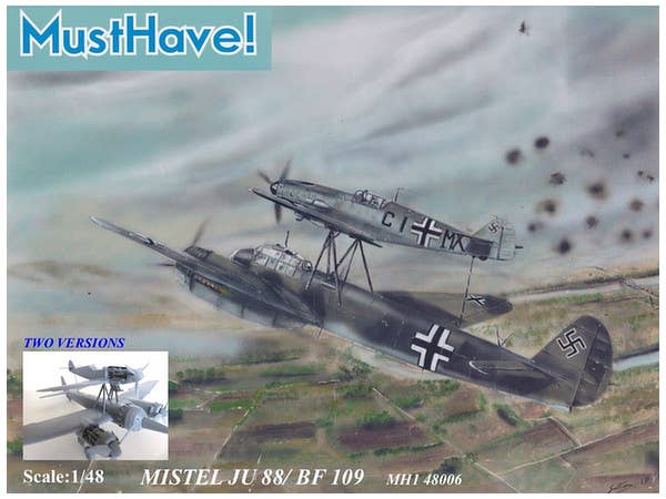1/48 ミステル Ju88 / BF109 2 in 1
