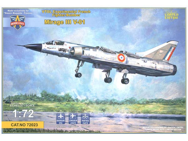 1/72 ミラージュIII V 01 垂直離着陸試作戦闘機