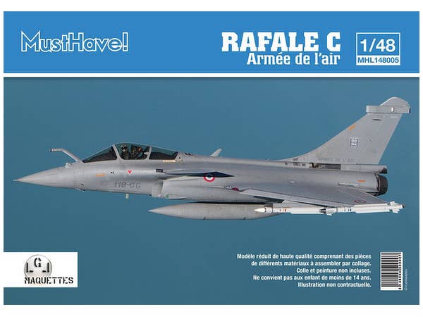 1/48 ダッソー ラファール C フランス空軍 戦闘機 "スーパーキット"