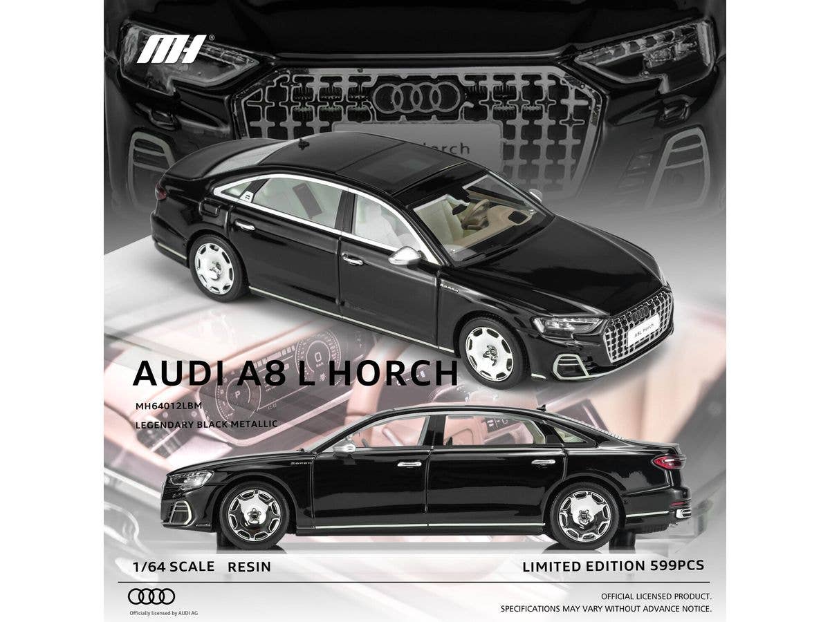 1/64 Audi A8 L Horch Legendary Black Metallic