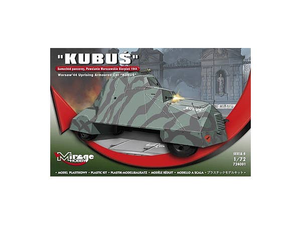 1/72 クブシュ即製装甲車 1944ポーランド蜂起軍 ワルシャワ