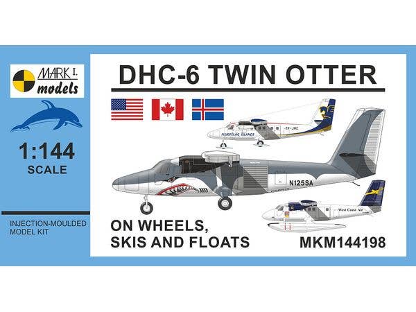 1/144 DHC-6 ツイン・オッター ホイール、スキー、フロート