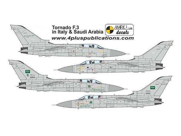 1/144 トルネード F.3 イタリア・サウジアラビアデカール
