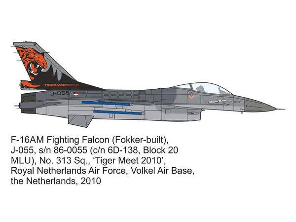 1/144 世界のF-16 パート1: ベルギー、オランダ、デンマーク、ノルウェー デカール