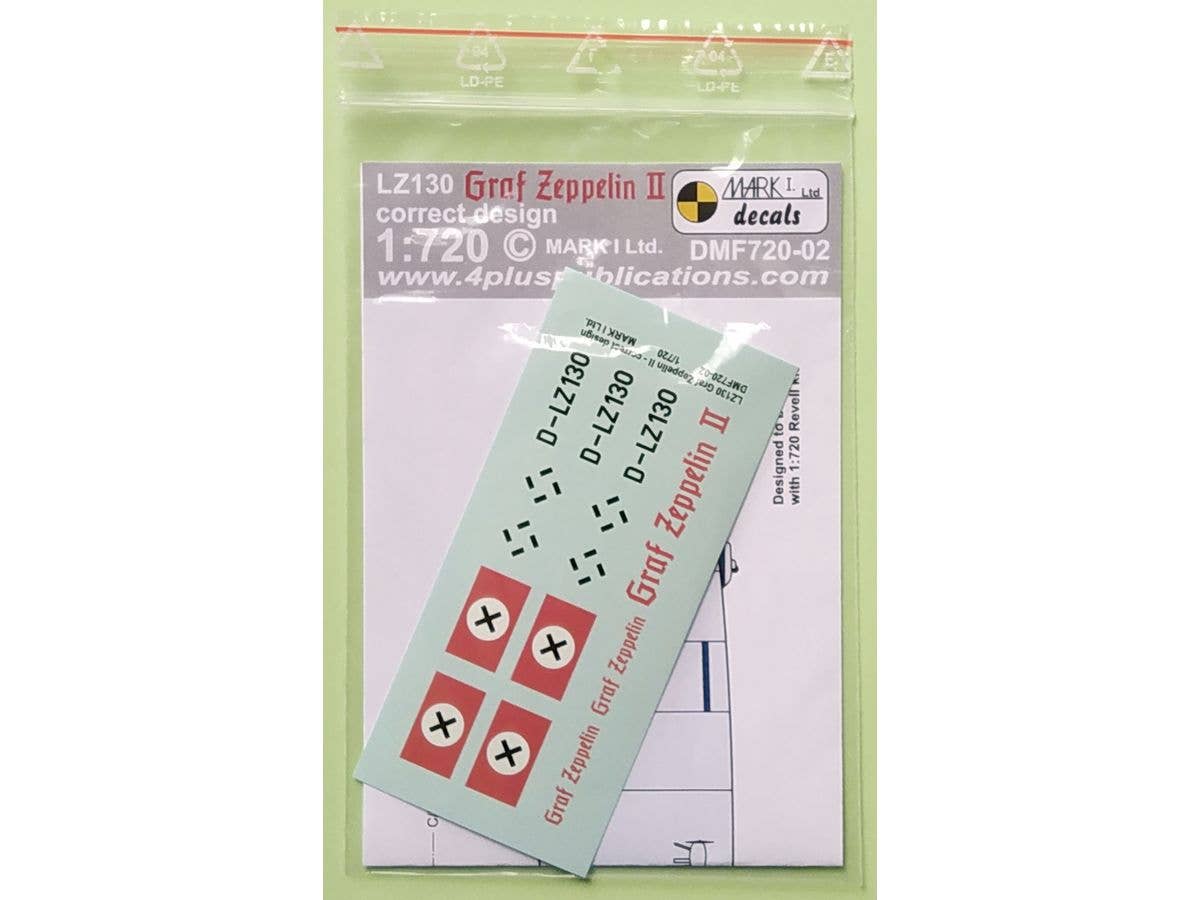 1/720 ツェッペリン LZ130グラーフ・ツェッペリン デカール (レベル用)