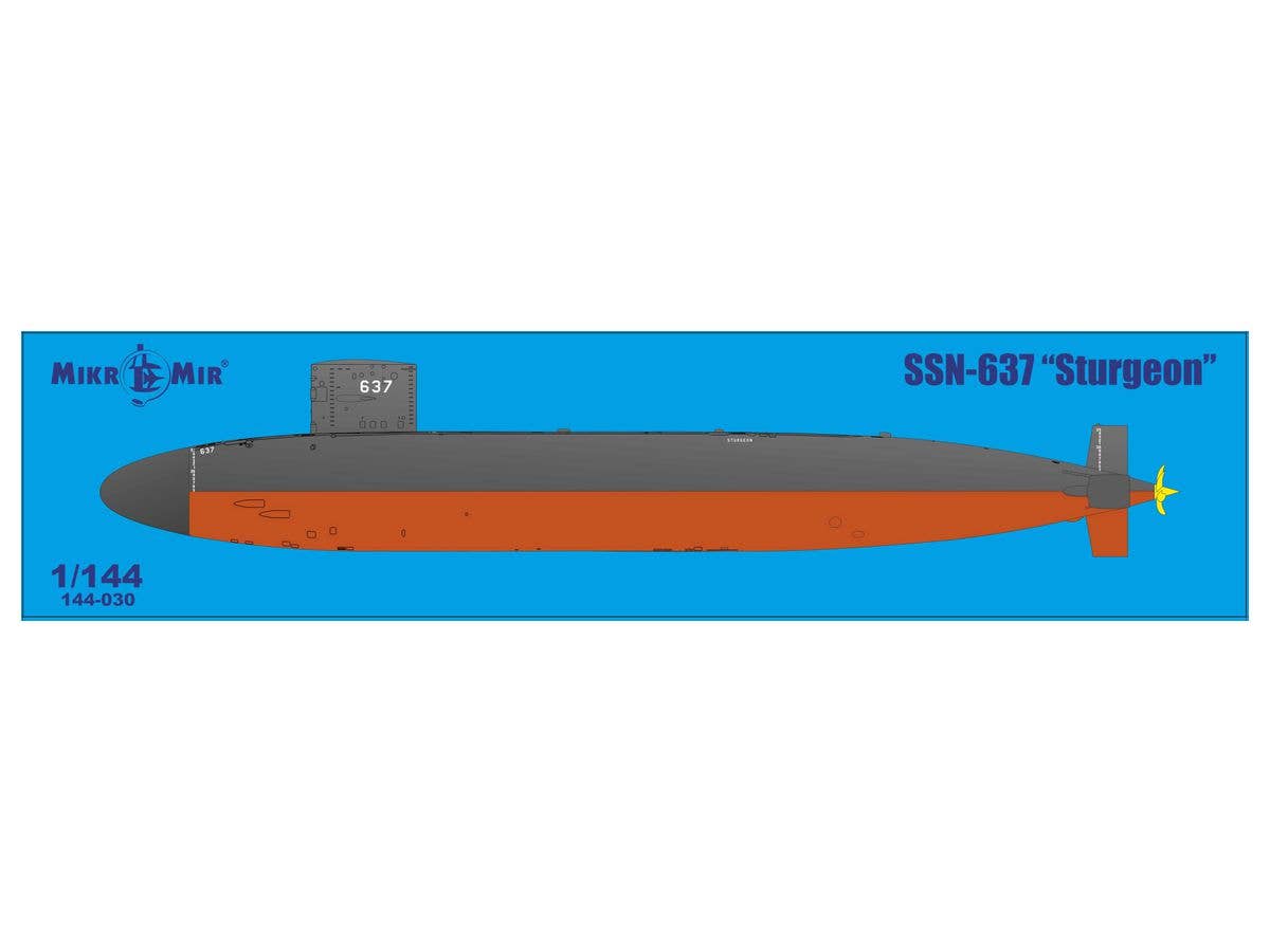 1/144 SSN-637 スタージョン 原子力潜水艦