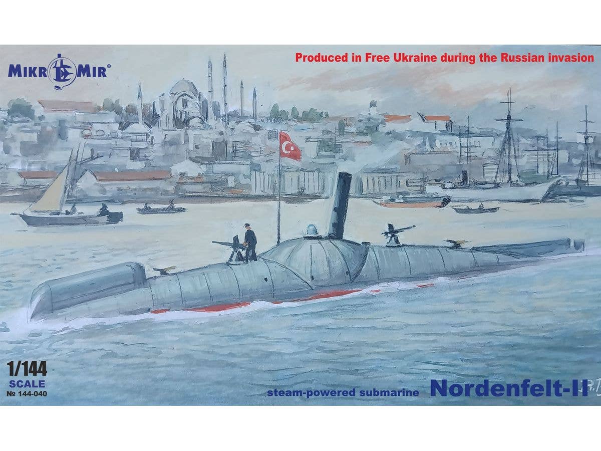 1/144 ノルデンフェルト-II 蒸気推進潜水艦