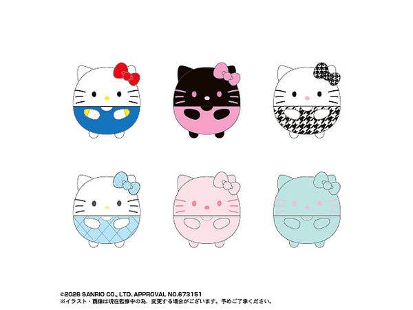サンリオキャラクターズ: ふわコロりん11 1Box 6pcs