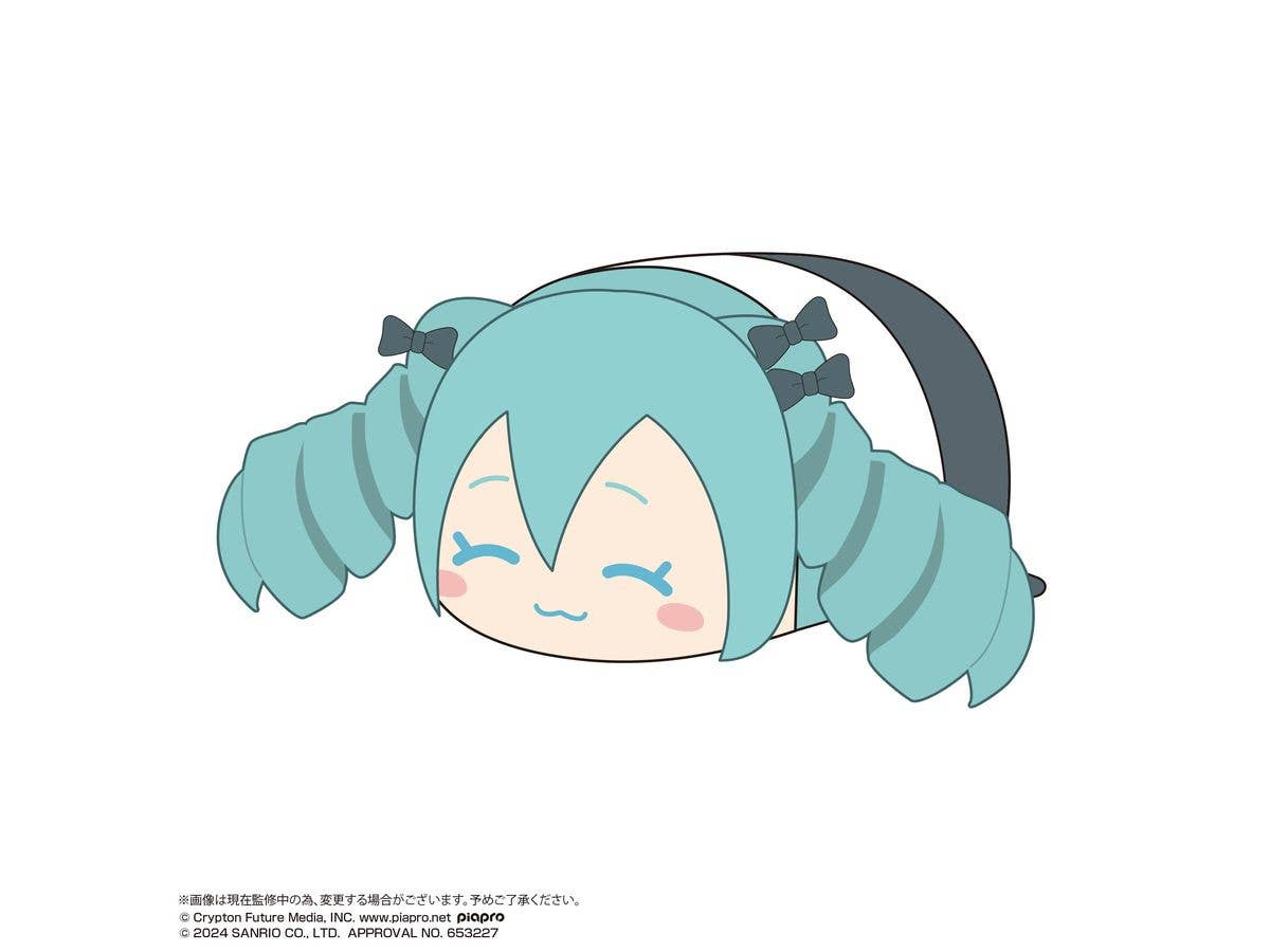 MC-15 初音ミク x シナモロール ぽてコロマスコットMsize2 A : 初音ミク (おすまし)