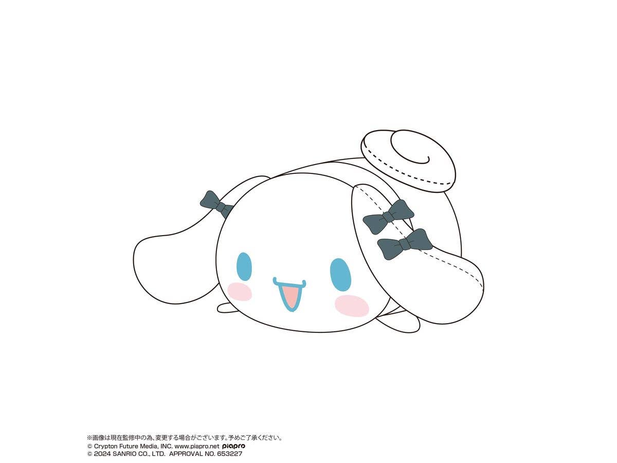 MC-15 初音ミク x シナモロール ぽてコロマスコットMsize2 B : シナモロール (おすまし)