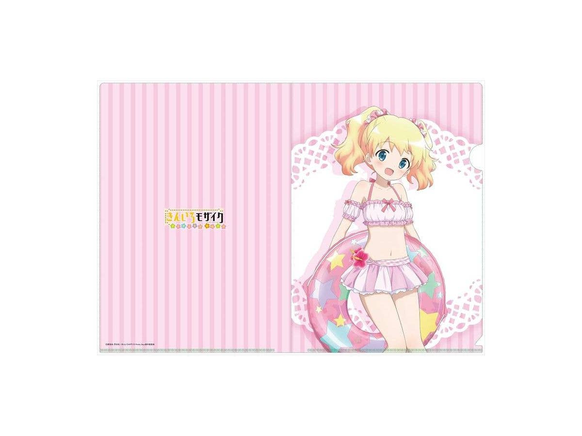 きんいろモザイク Pretty Days (描き下ろし) アリス A4クリアファイル