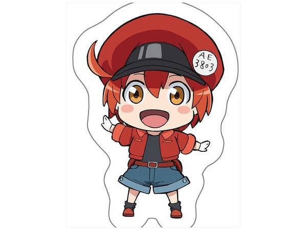 はたらく細胞 ダイカットクッション 赤血球