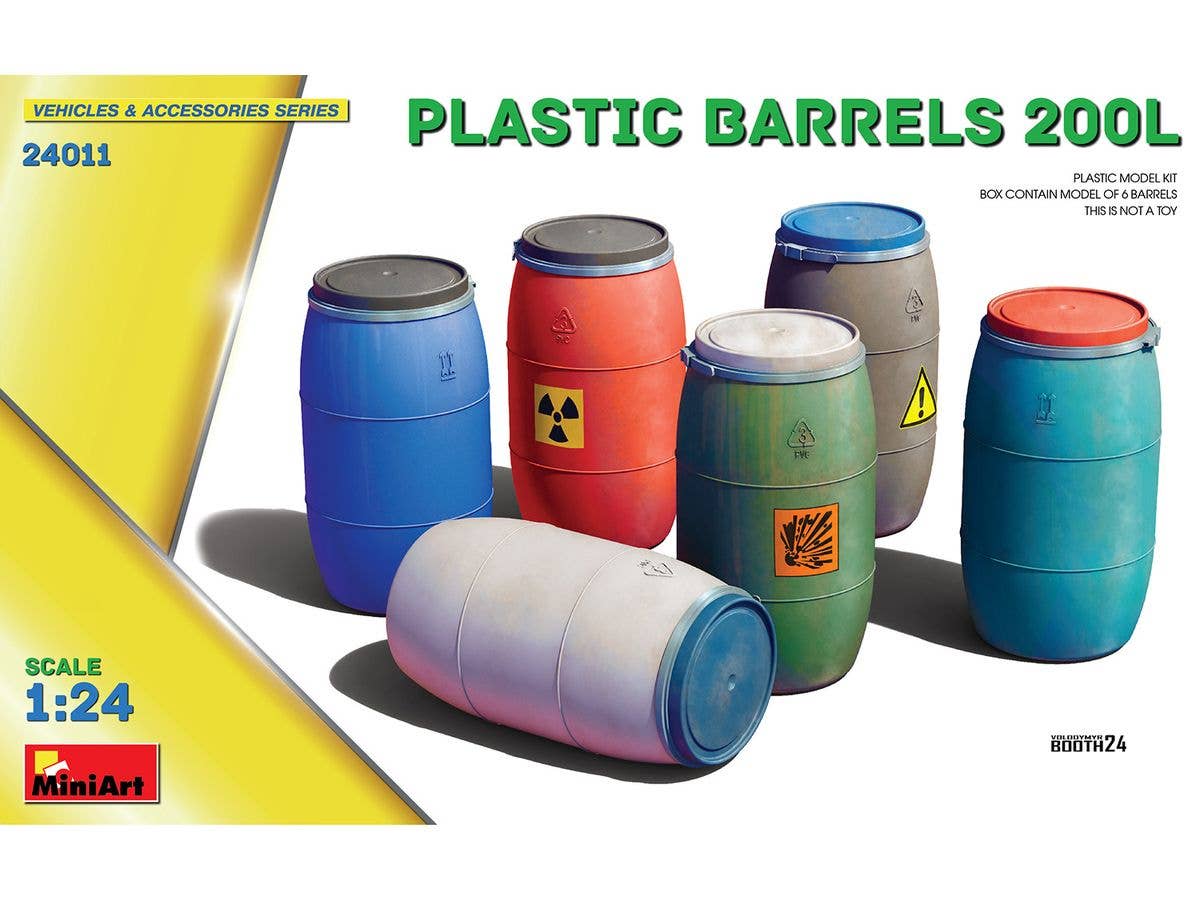 1/24 プラスチック樽 200L