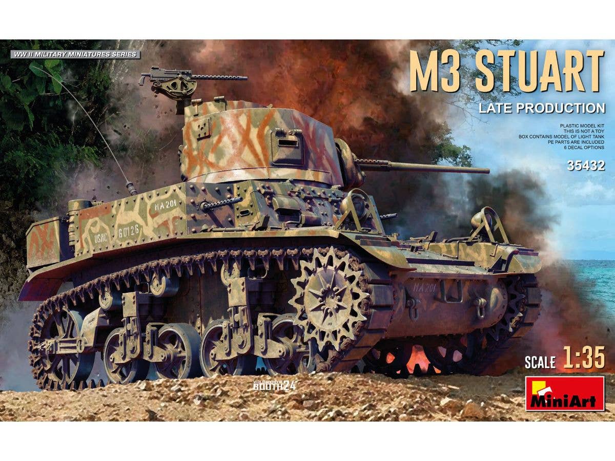 1/35 M3 スチュアート軽戦車 後期生産型