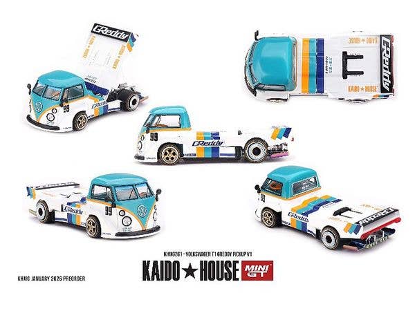 1/64 フォルクスワーゲン T1 GReddy Pickup V1 (左ハンドル)