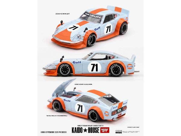 1/64 Nissan フェアレディ Z Kaido GT GULF V1 (右ハンドル)