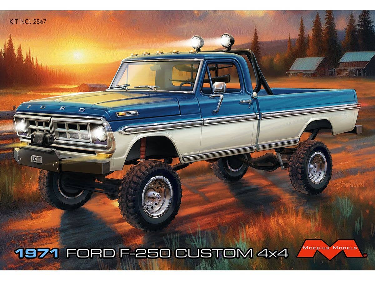 1/25 1971 フォードF-250 カスタム 4×4 ピックアップ