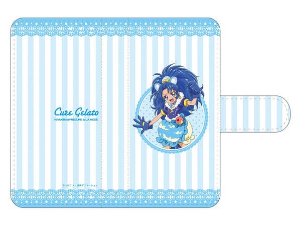 キラキラ プリキュアアラモード 手帳型スマートフォンケース キュアジェラート