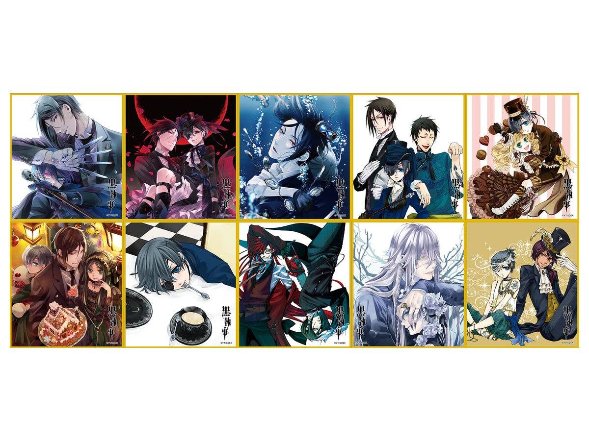 黒執事 (原作版) ミニ色紙コレクション 1Box 10pcs