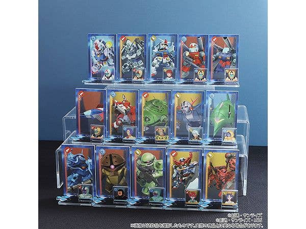 SDガンダム ジージェネレーション エターナル: 部隊編成風アクリルスタンドコレクション / 機動戦士ガンダム&GQuuuuuuX 1Box 15pcs