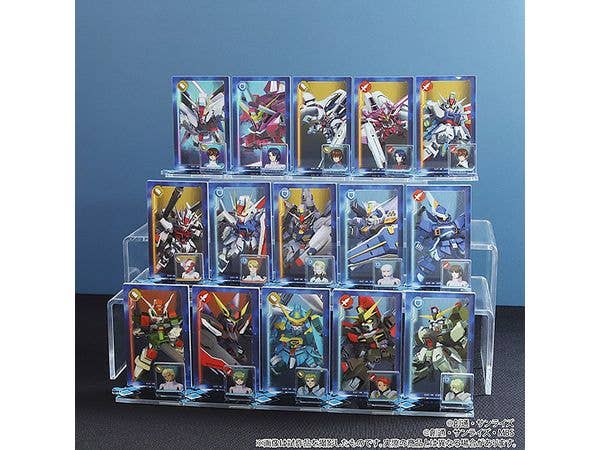 SDガンダム ジージェネレーション エターナル: 部隊編成風アクリルスタンドコレクション / 機動戦士ガンダムSEED 1Box 15pcs