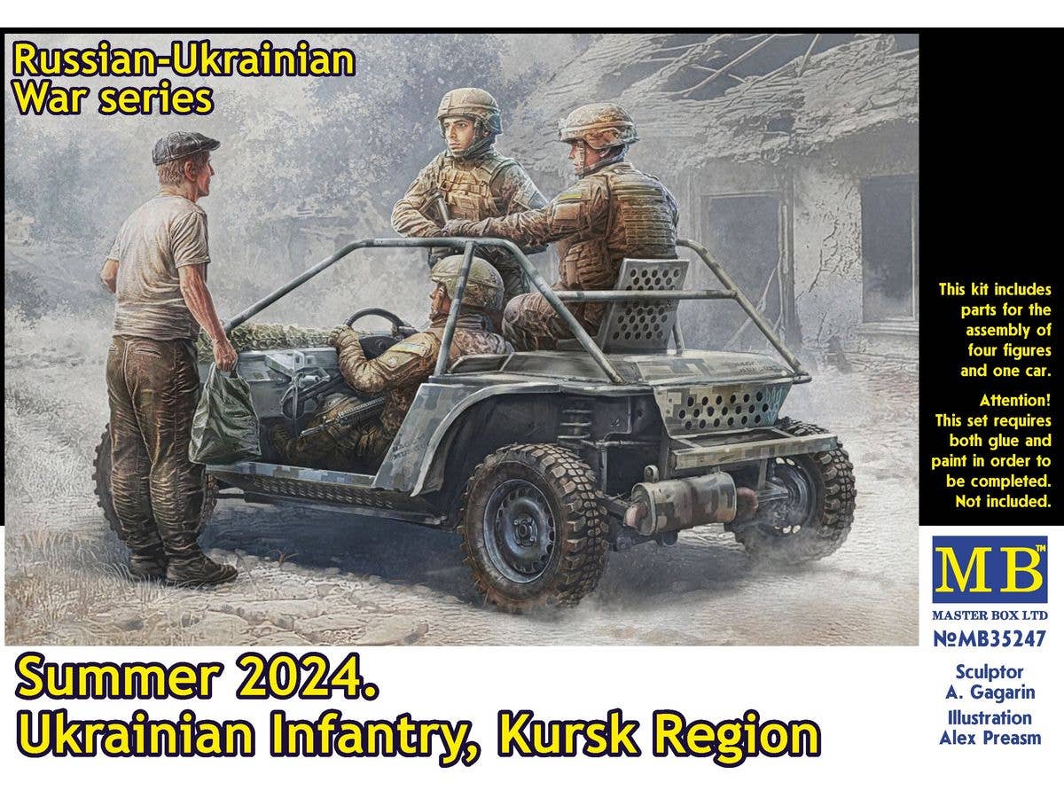 1/35 ロシア・ウクライナ戦争シリーズ: ウクライナ軍歩兵 クルスク地方 2024年 夏