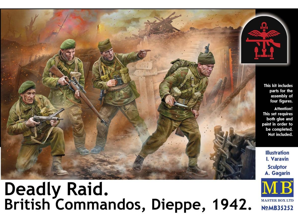 1/35 デッドリー・レイド イギリス軍コマンド部隊 ディエップ 1942年