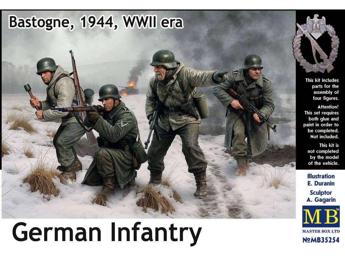 1/35 WWII ドイツ軍歩兵 バストーニュ 1944年
