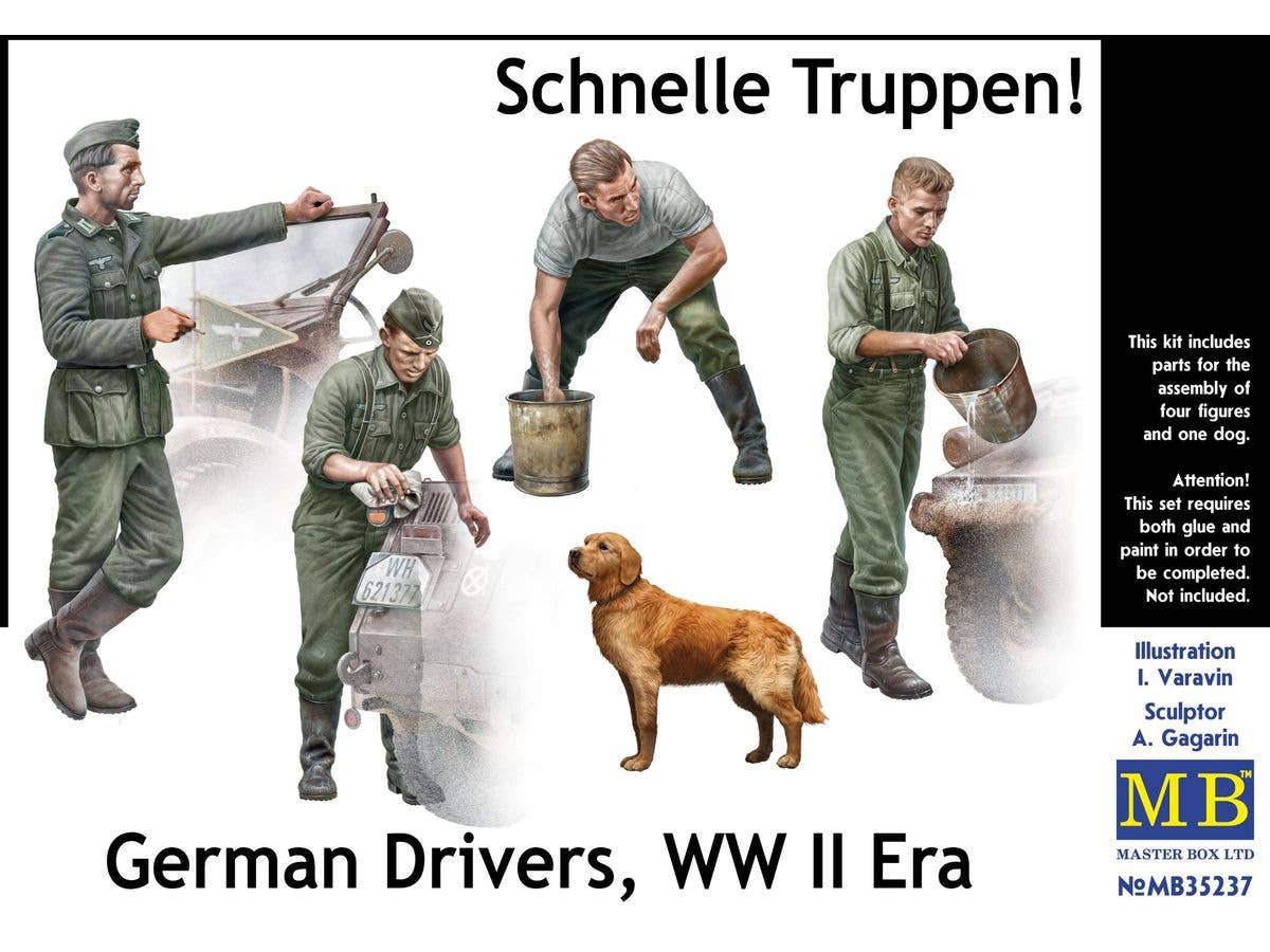 1/35 シュネルトルッペン WW.II ドイツ軍 快速部隊ドライバー
