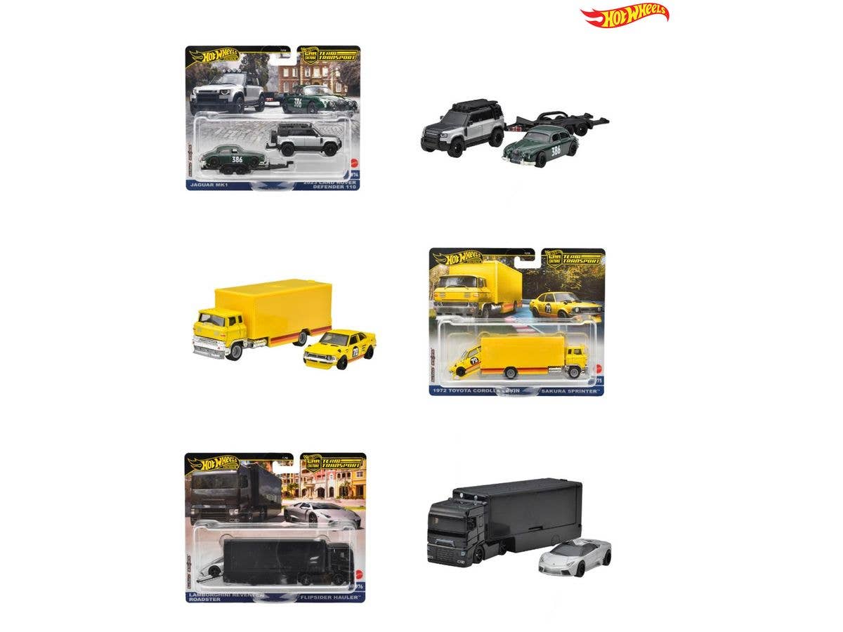ホットウィール チームトランスポート アソート 1Box 4pcs