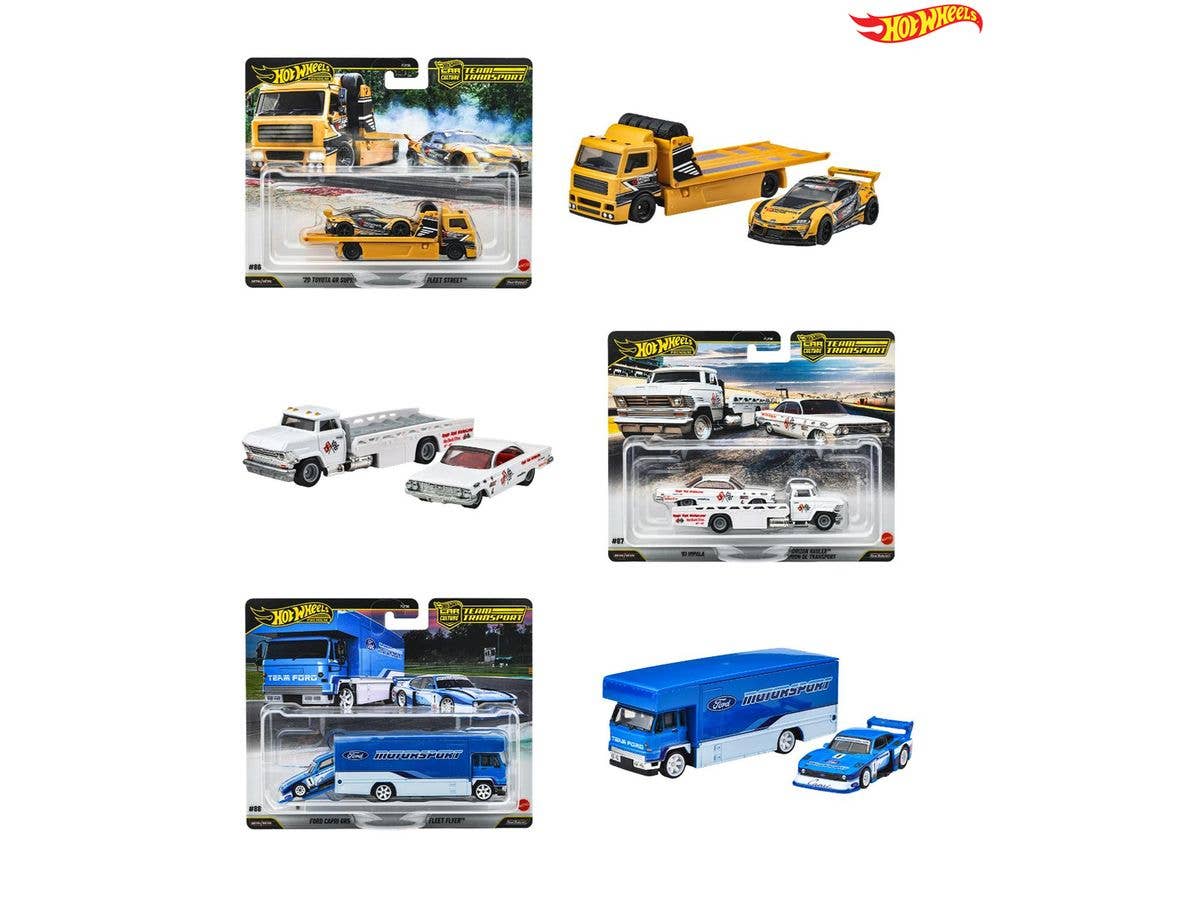 ホットウィール チームトランスポート アソート  1Box 4pcs