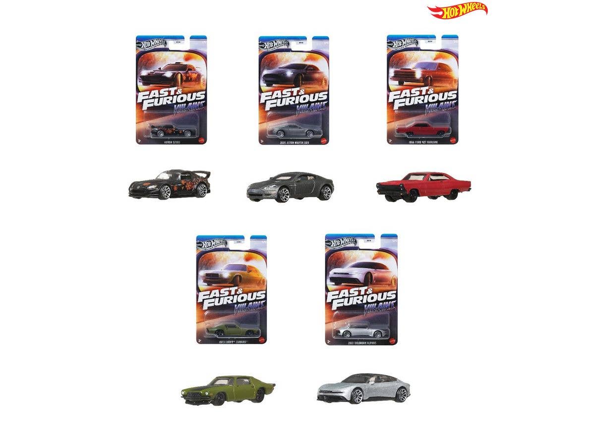 ホットウィール ワイルド・スピード テーマ アソート ヴィランズ 1Box 10pcs