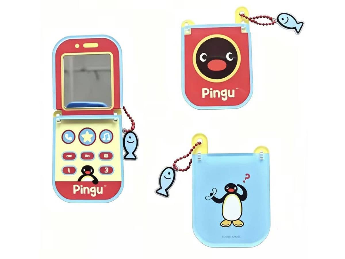 ピングー スマホ背面用 アクリルミラー