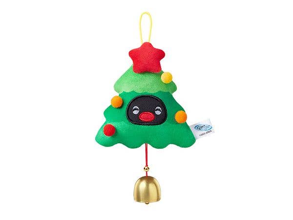 ピングー ウィッシュシリーズ クリスマス 鈴付きぬいぐるみキーホルダー