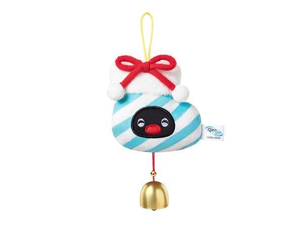 ピングー ウィッシュシリーズ クリスマスソックス 鈴付きぬいぐるみキーホルダー