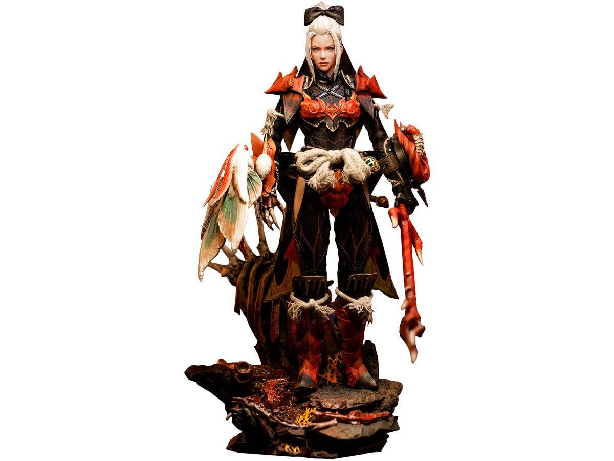 1/6 ノーツ x ダムトイ モンスターハンター コレクティブルアクションフィギュア ガロン アルファ セット デラックス Ver.