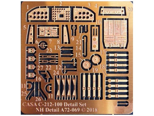 1/72 CASA C-212-100 エッチング パーツ (スペシャルホビー用)