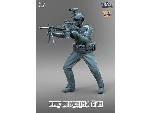 1/35 現用 軽機関銃を持つPMC兵士