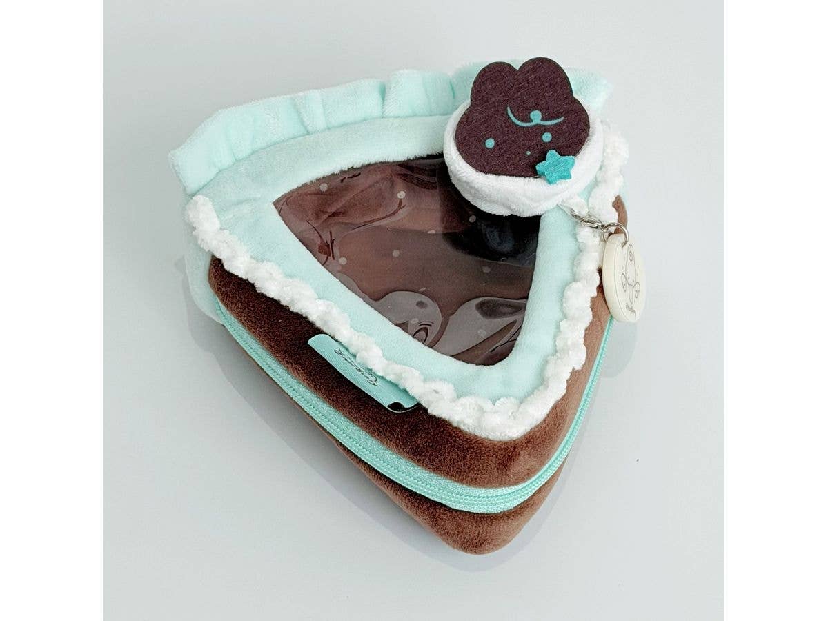 10cmぬいぐるみポーチ 三角形 チョコミント