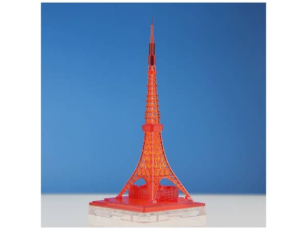 1/2500 ジオクレイパー 東京タワー イルミネーションカラー クリアレッド