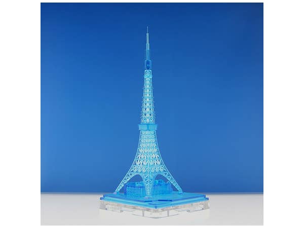 1/2500 ジオクレイパー 東京タワー イルミネーションカラー クリアブルー