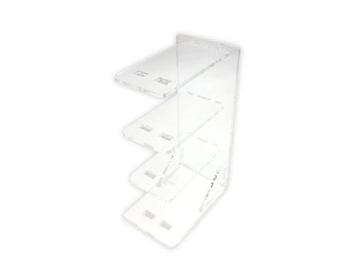 アクリル製 デスクトップディスプレイ 3Dミニカーパーク4 Aタイプ クリア