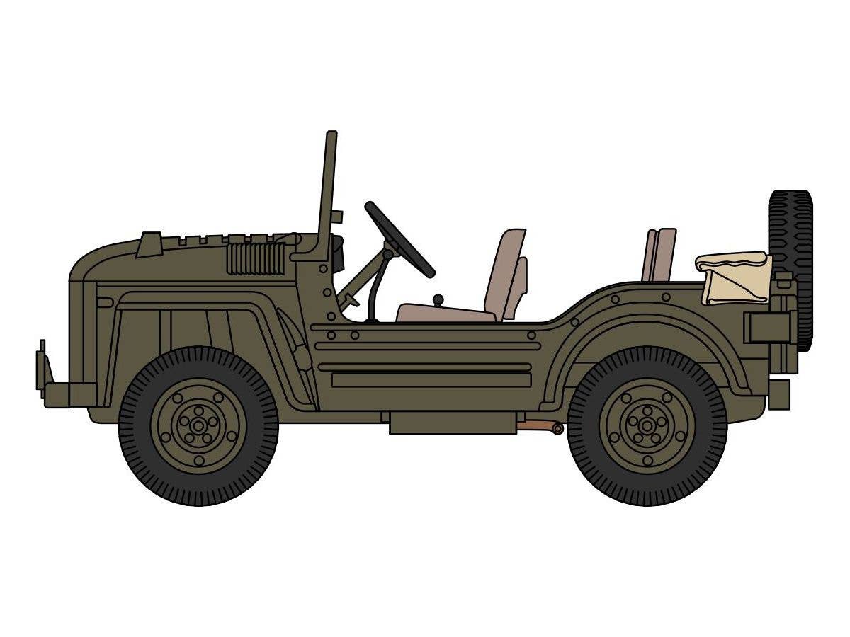 1/76 オースチン キャンプ 4th RHAR 7th Arm Divドイツ 1957