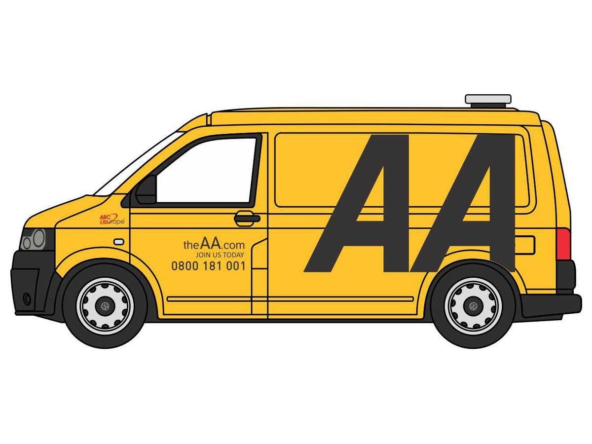 1/76 VW T5 バン AA
