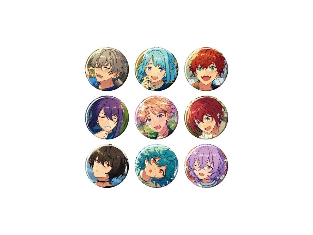 あんさんぶるスターズ!!: コレクション缶バッジ [2025 Feb.] -Casual Side- 1Box 9pcs