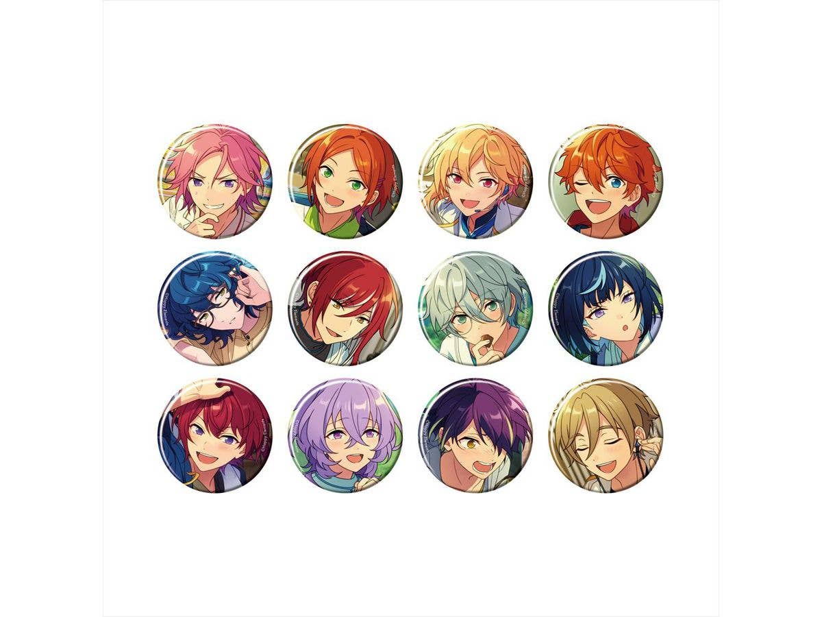 あんさんぶるスターズ!!: コレクション缶バッジ[2025 Mar.]-Casual Side- 1Box 12pcs