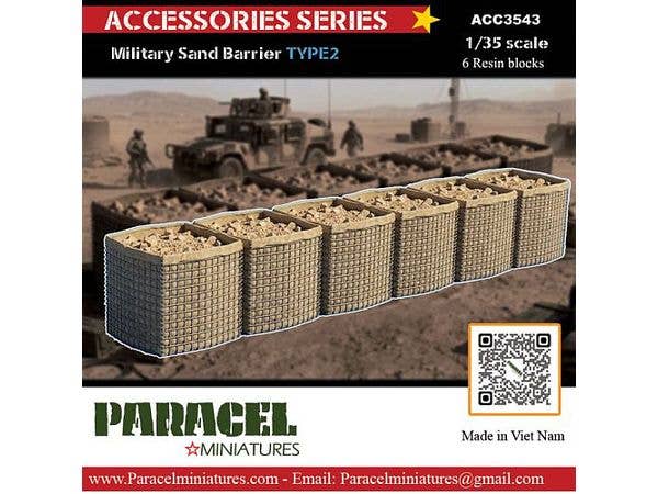 1/35 現用 アメリカ 軍用サンドバリアー タイプ2 (6個入)