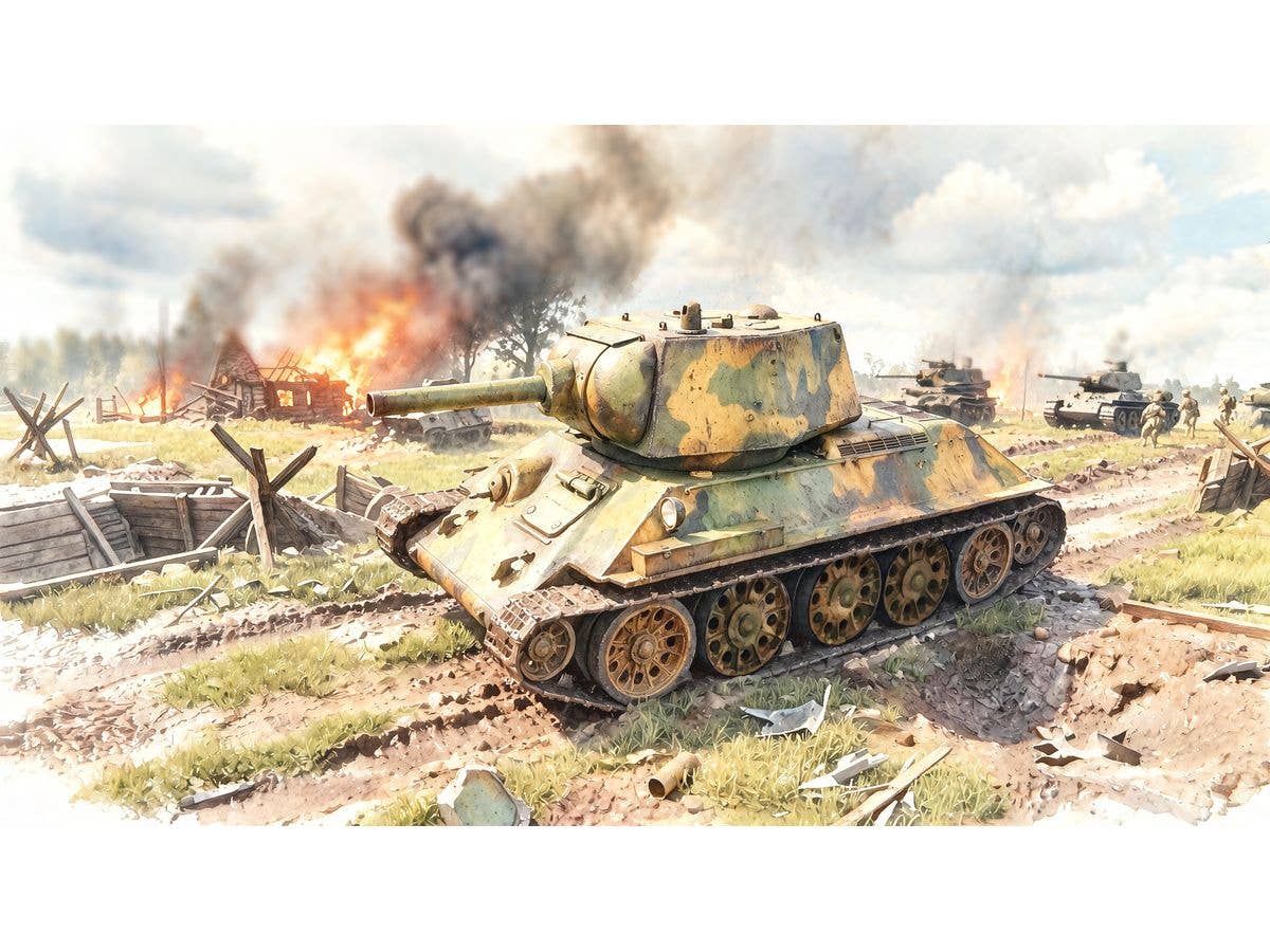 1/35 T-34/122 (U-22 自走砲)第8 & 第183工場