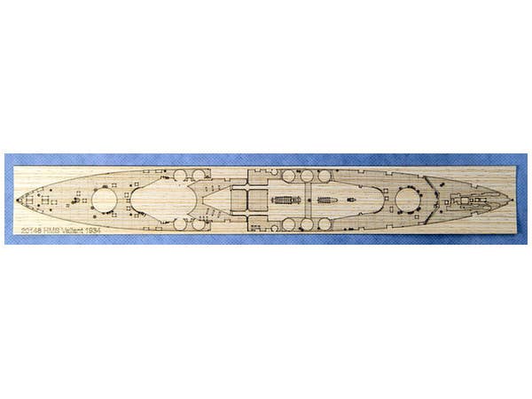 1/700 英・戦艦 ヴァリアント 1939用 木製甲板 (PIT用)